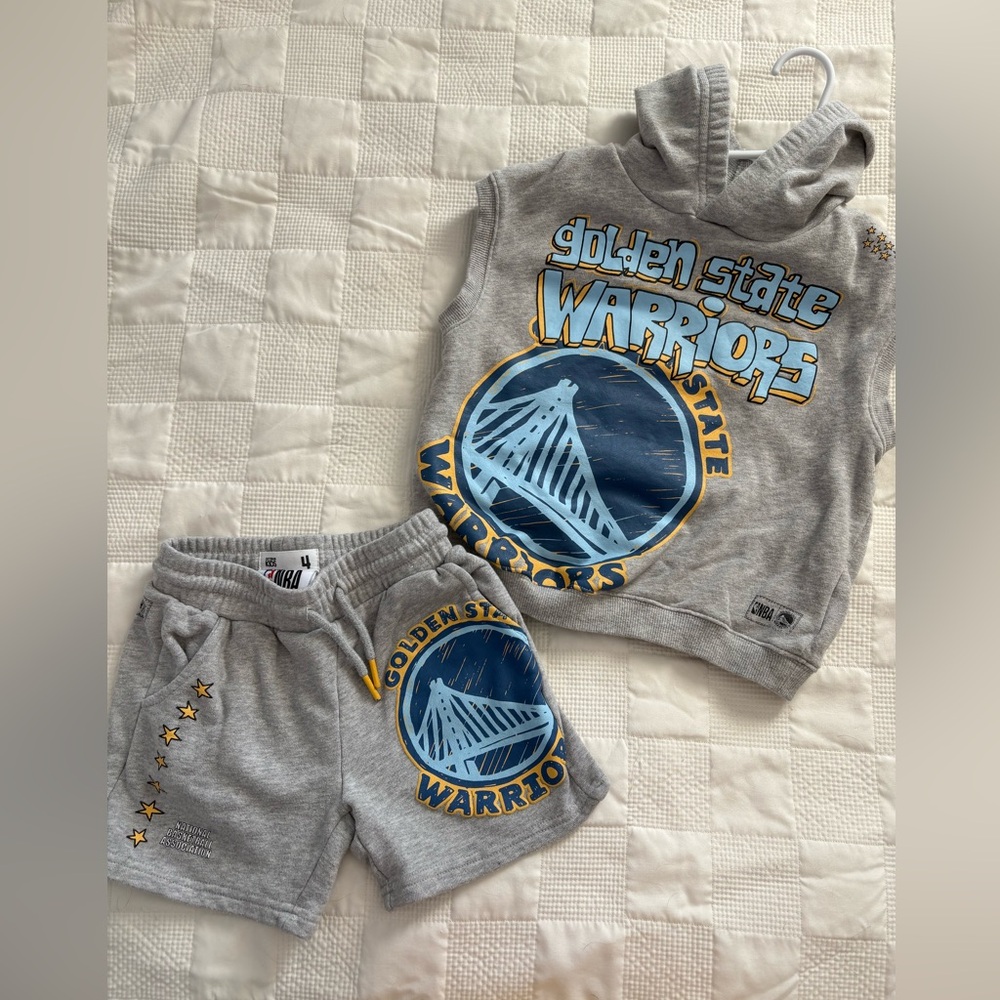 Kids Cotton On Golden State Warrior Set